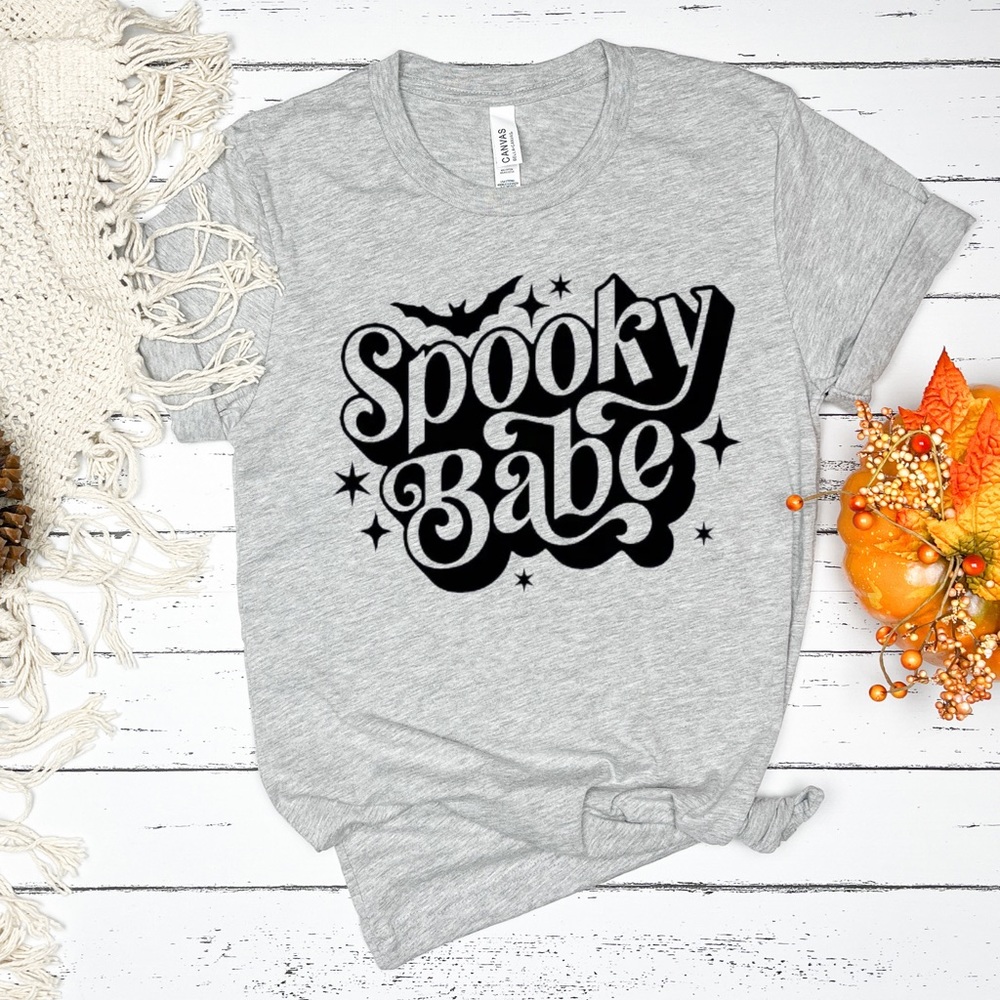 NWT Spooky Babe Halloween Graphic Tee Shirt